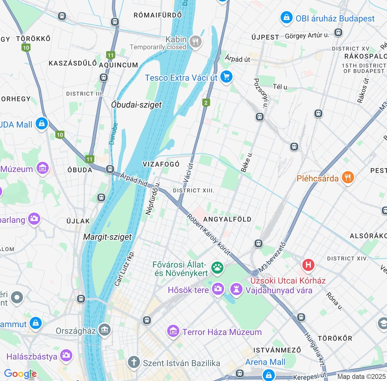 Map image for Intellectual Property Lawyers in Budapest XIII. keruelet and Budapest IP firms at coordinates  ; .