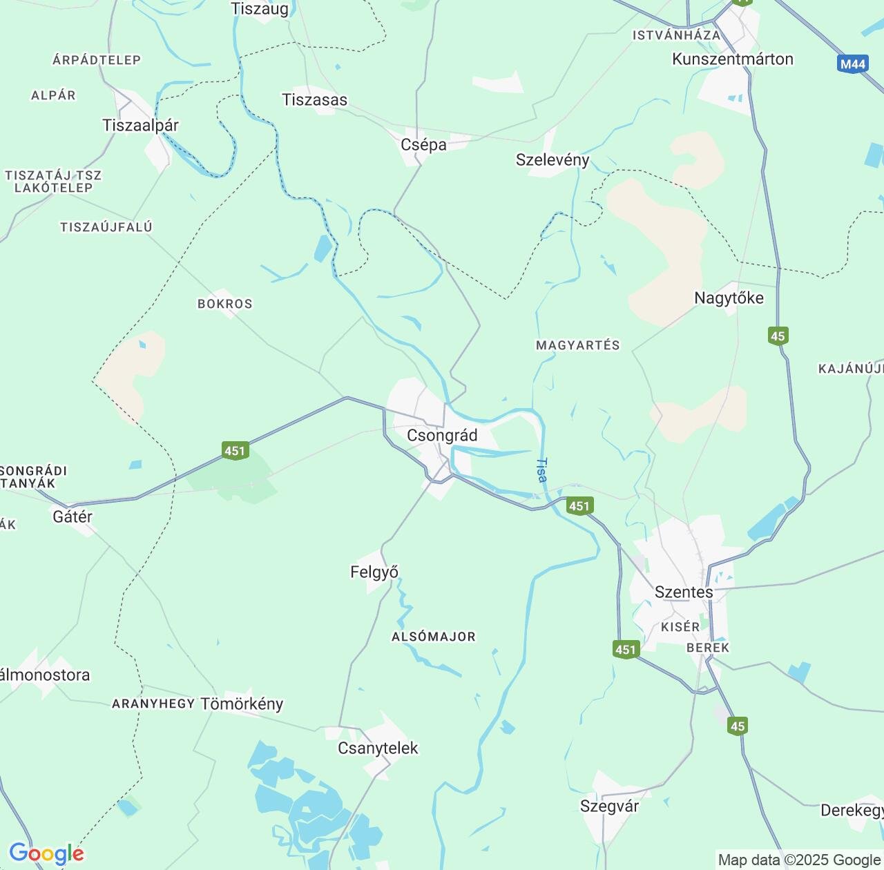 Map image for Intellectual Property Lawyers in Csongrád and Hungary IP firms at coordinates  ; .