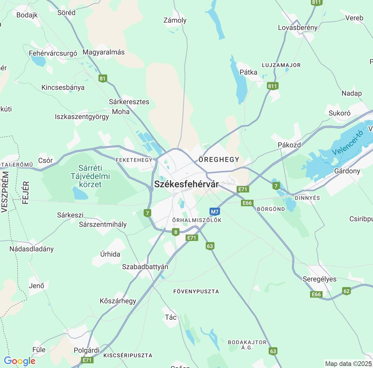 Map image for Intellectual Property Lawyers in Szekesfehervar and Fejér IP firms at coordinates  ; .