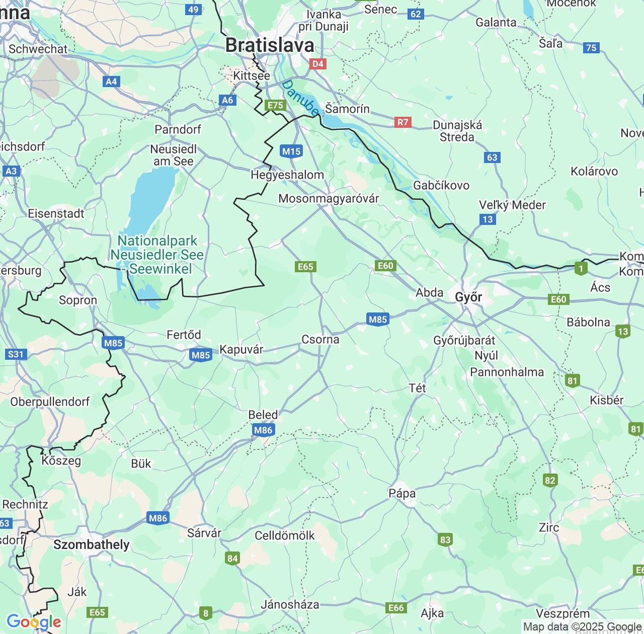 Map image for Intellectual Property Lawyers in Győr-Moson-Sopron and Hungary IP firms at coordinates  ; .
