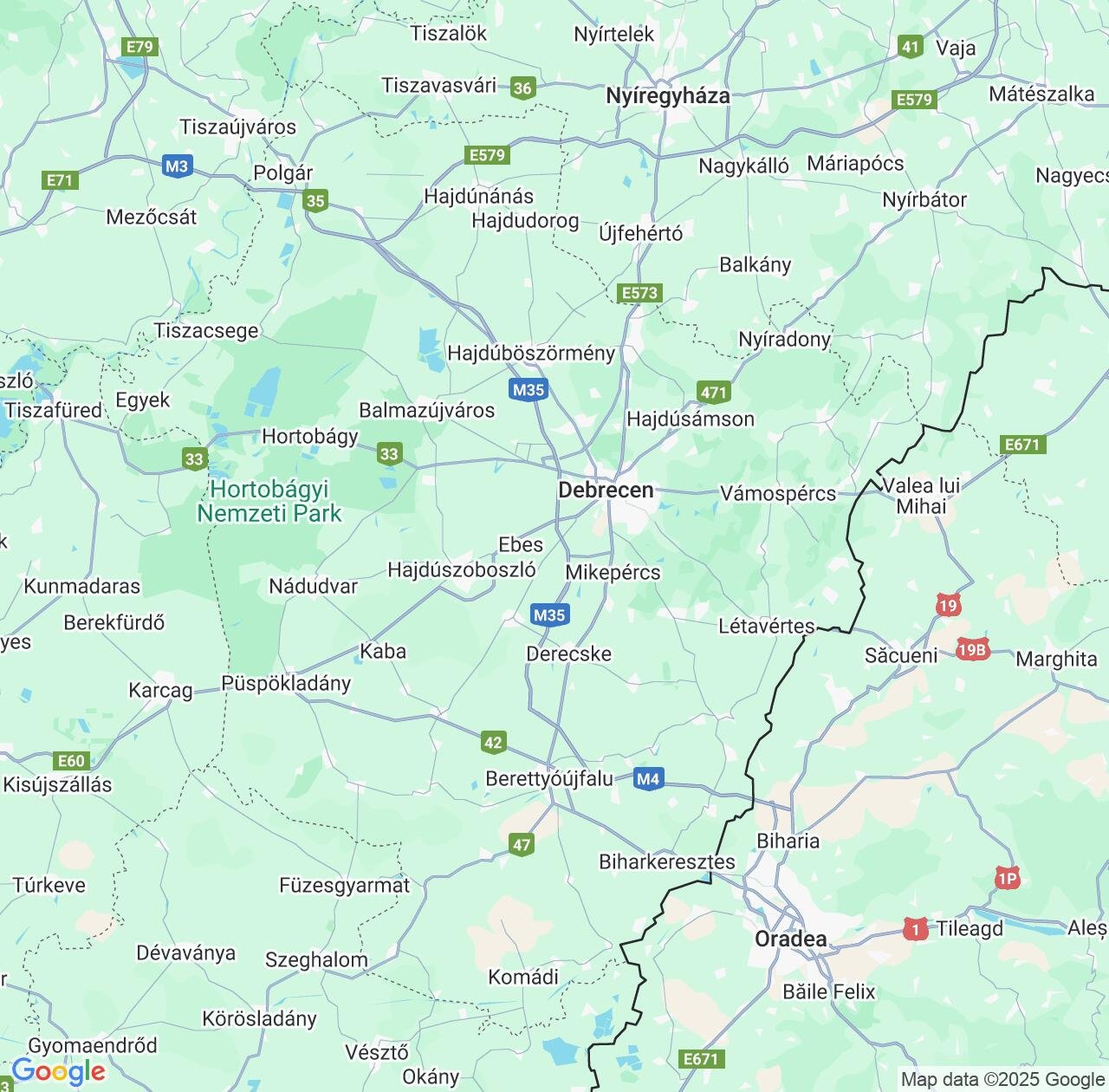 Map image for Intellectual Property Lawyers in Hajdú-Bihar and Hungary IP firms at coordinates  ; .