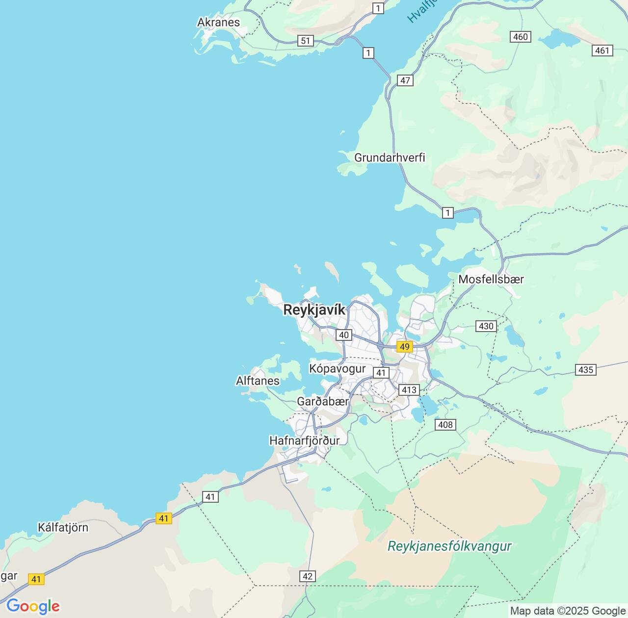 Map image for Intellectual Property Lawyers in Reykjavik and Capital Region IP firms at coordinates  ; .