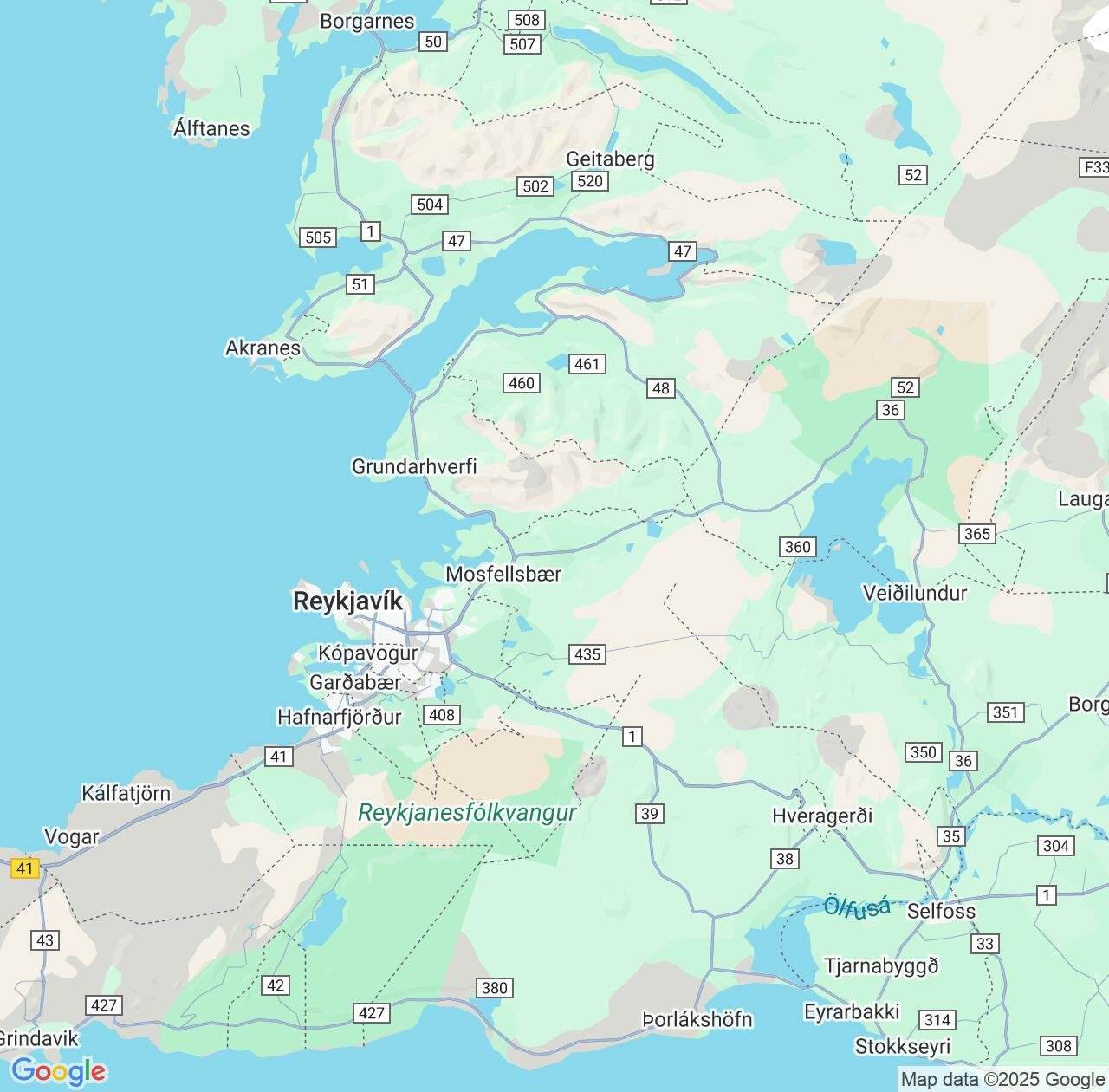 Map image for Intellectual Property Lawyers in Capital Region and Iceland IP firms at coordinates  ; .