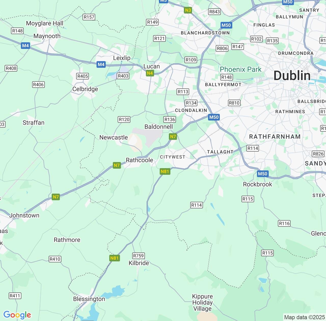 Map image for Intellectual Property Lawyers in South Dublin and Leinster IP firms at coordinates  ; .