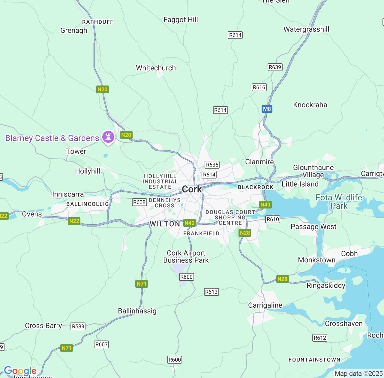 Map image for Intellectual Property Lawyers in Cork and Munster IP firms at coordinates  ; .