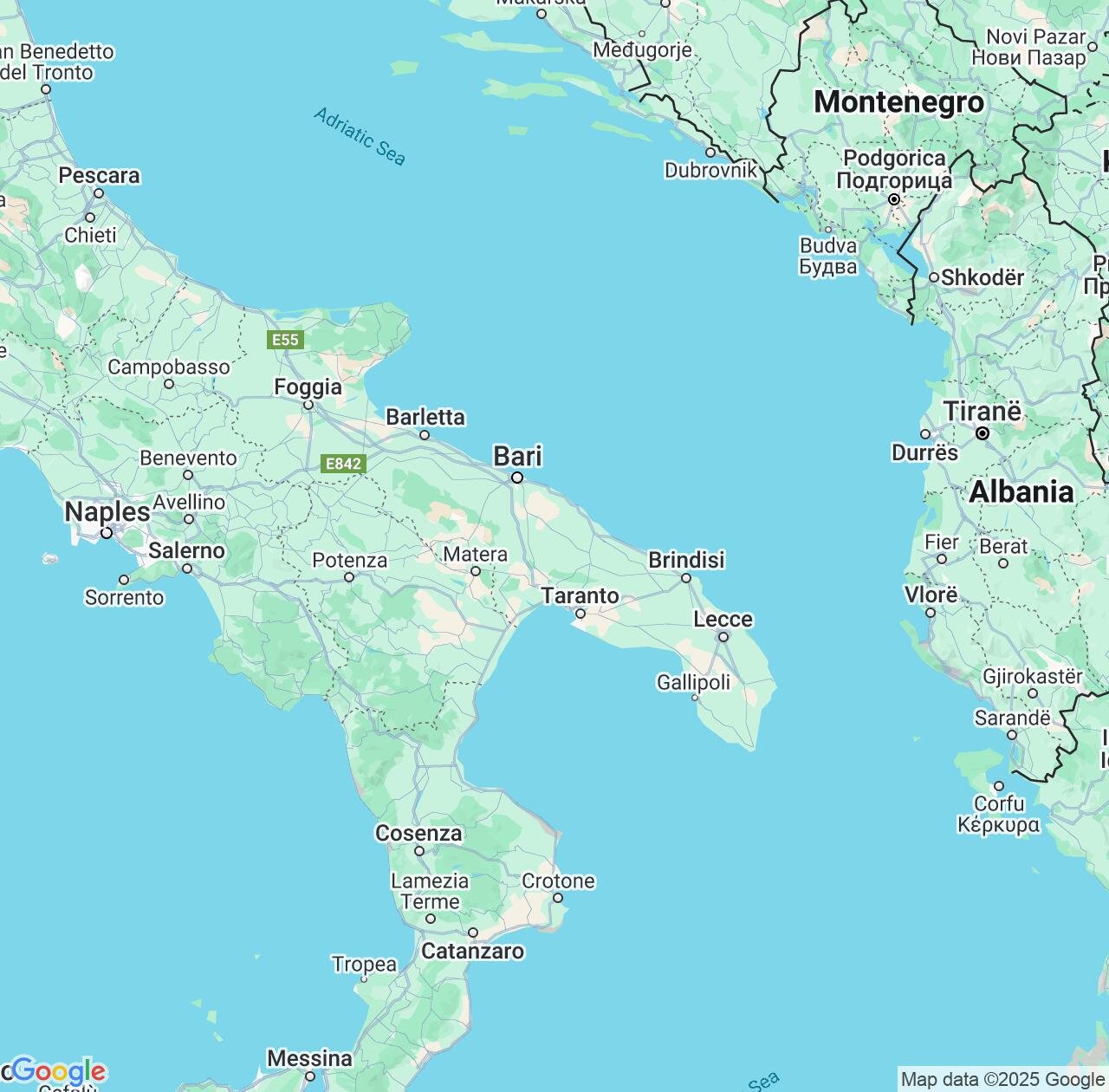Map image for Intellectual Property Lawyers in Apulia and Italy IP firms at coordinates  ; .