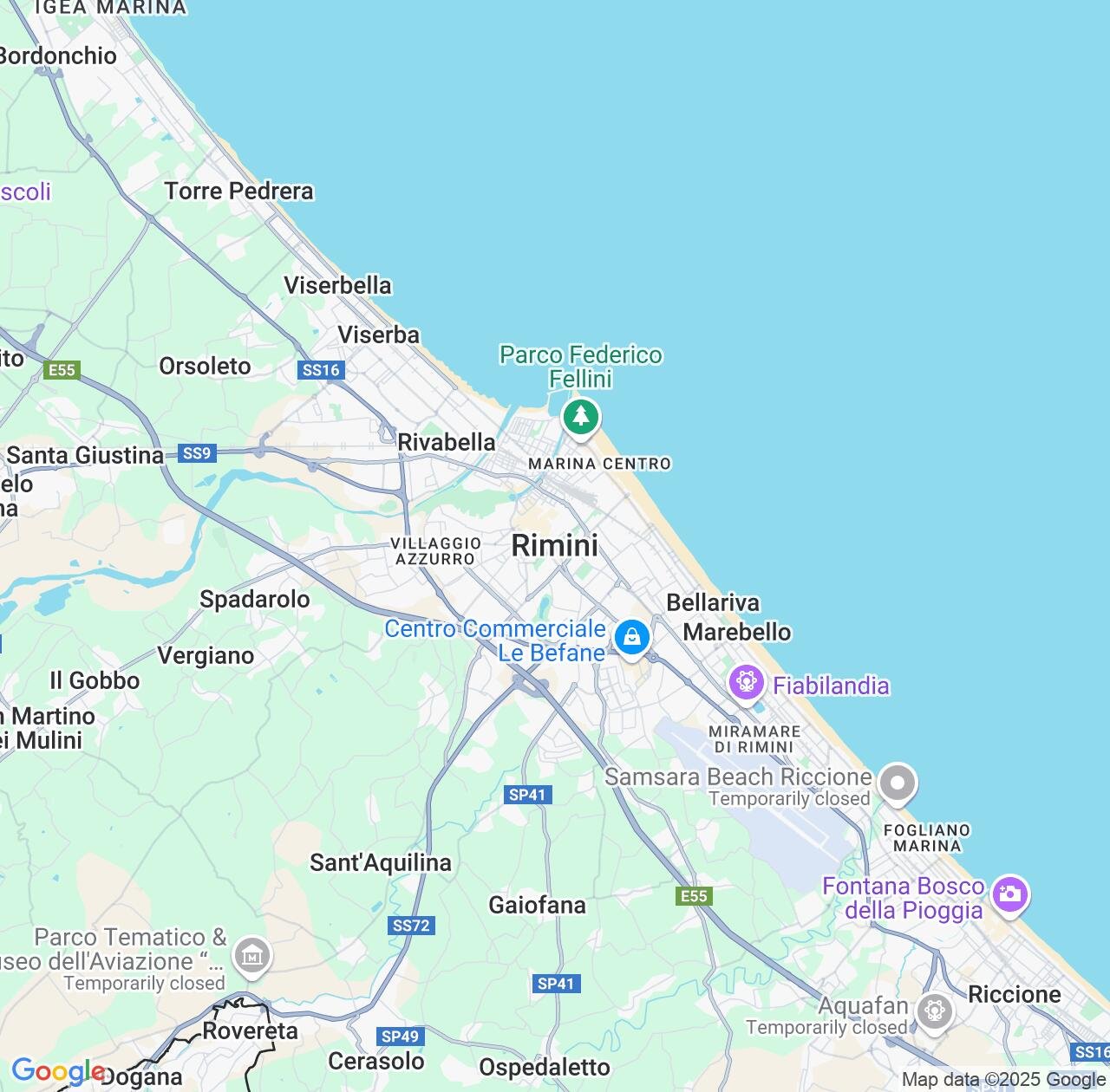 Map image for Intellectual Property Lawyers in Rimini and Emilia-Romagna IP firms at coordinates  ; .
