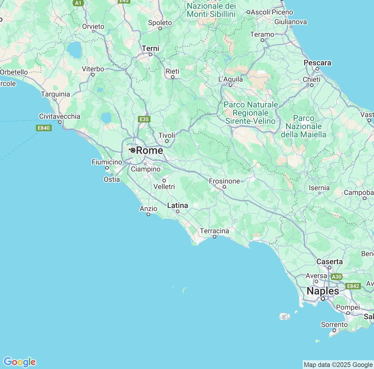Map image for Intellectual Property Lawyers in Lazio and Italy IP firms at coordinates  ; .