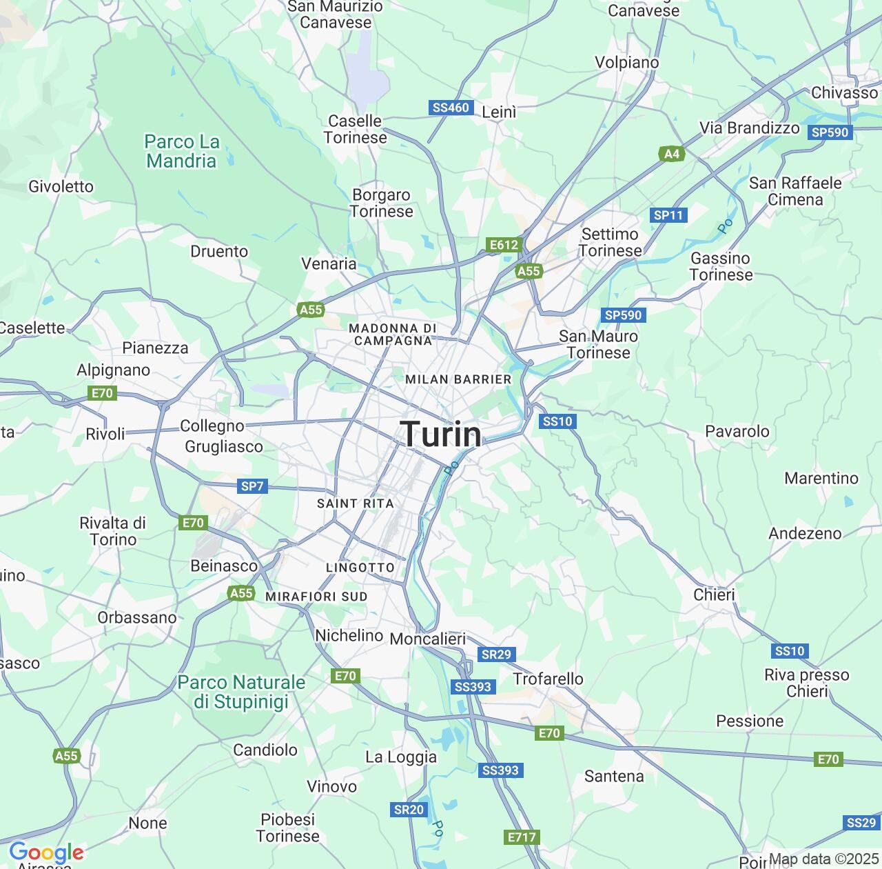 Map image for Intellectual Property Lawyers in Turin and Piedmont IP firms at coordinates  ; .