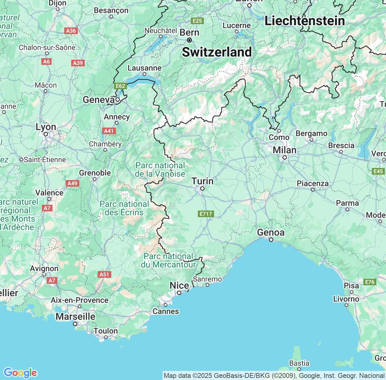 Map image for Intellectual Property Lawyers in Piedmont and Italy IP firms at coordinates  ; .