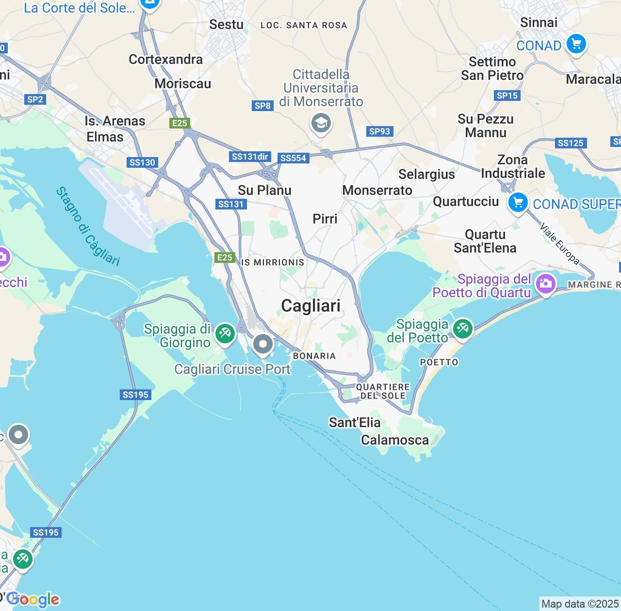 Map image for Intellectual Property Lawyers in Cagliari and Sardinia IP firms at coordinates  ; .