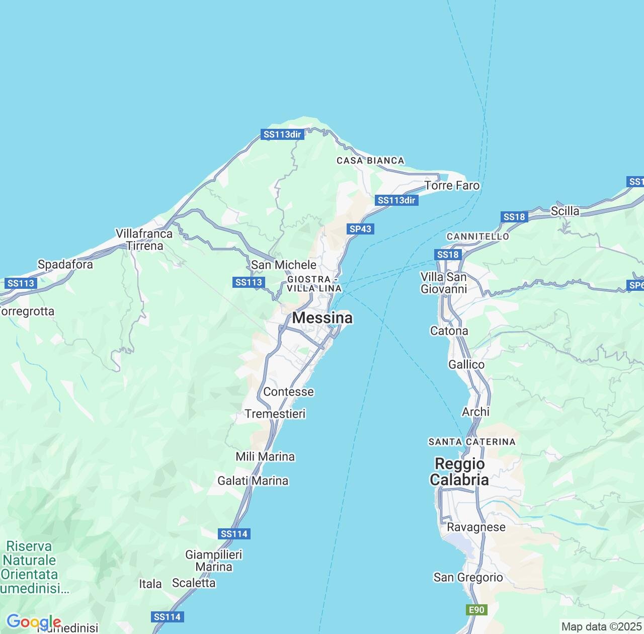 Map image for Intellectual Property Lawyers in Messina and Sicily IP firms at coordinates  ; .