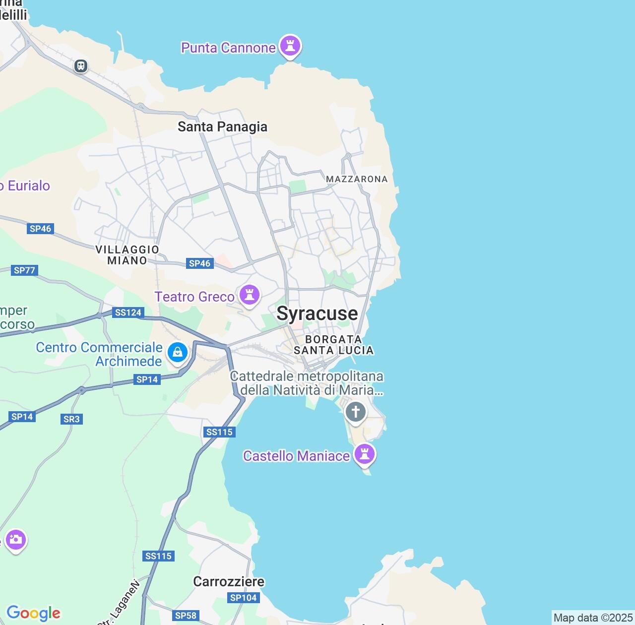 Map image for Intellectual Property Lawyers in Siracusa and Sicily IP firms at coordinates  ; .