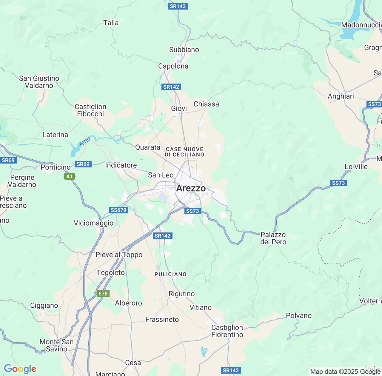 Map image for Intellectual Property Lawyers in Arezzo and Tuscany IP firms at coordinates  ; .