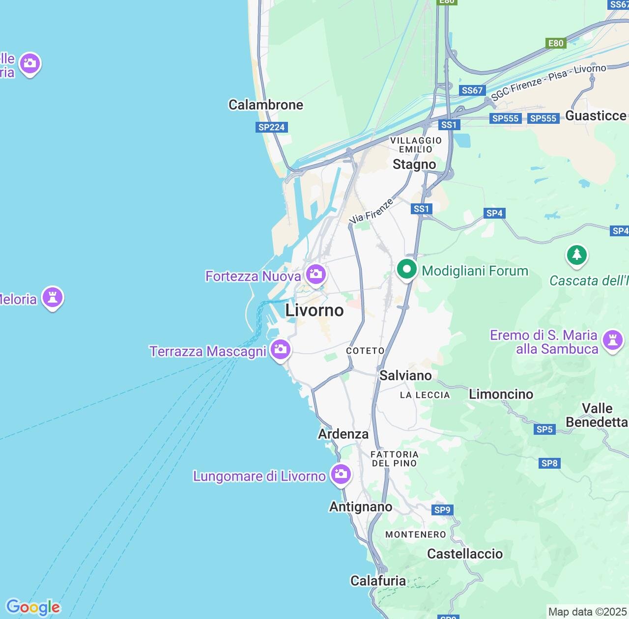 Map image for Intellectual Property Lawyers in Livorno and Tuscany IP firms at coordinates  ; .