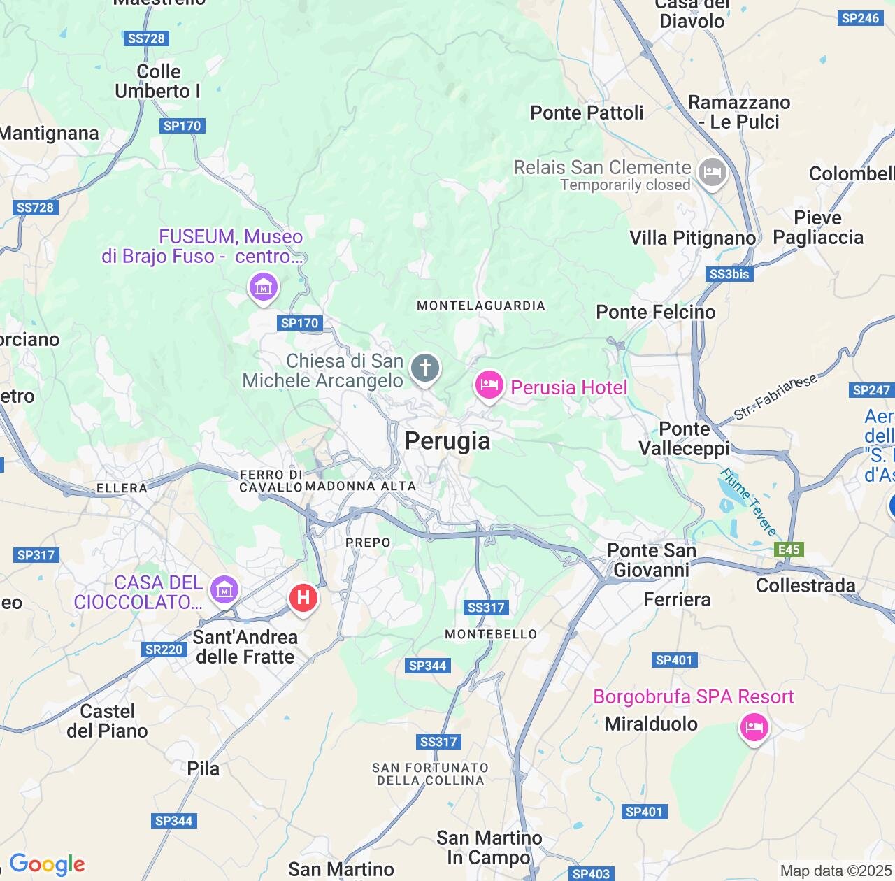 Map image for Intellectual Property Lawyers in Perugia and Umbria IP firms at coordinates  ; .