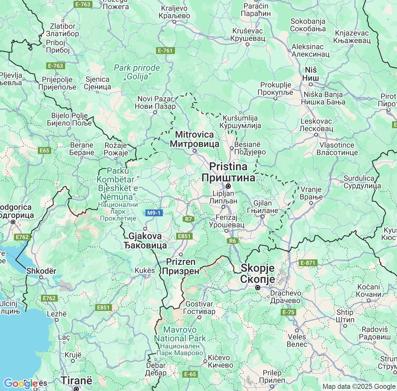 Map image for Intellectual Property Lawyers in Kosovo and Europe IP firms at coordinates  ; .