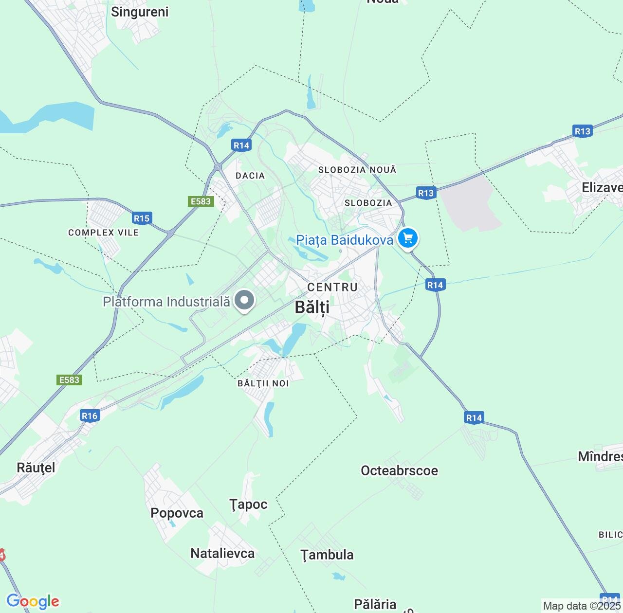 Map image for Intellectual Property Lawyers in Bălţi and Moldova IP firms at coordinates  ; .