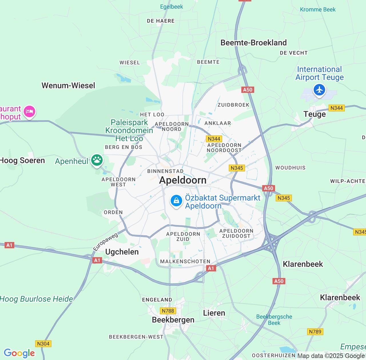 Map image for Intellectual Property Lawyers in Apeldoorn and Gelderland IP firms at coordinates  ; .