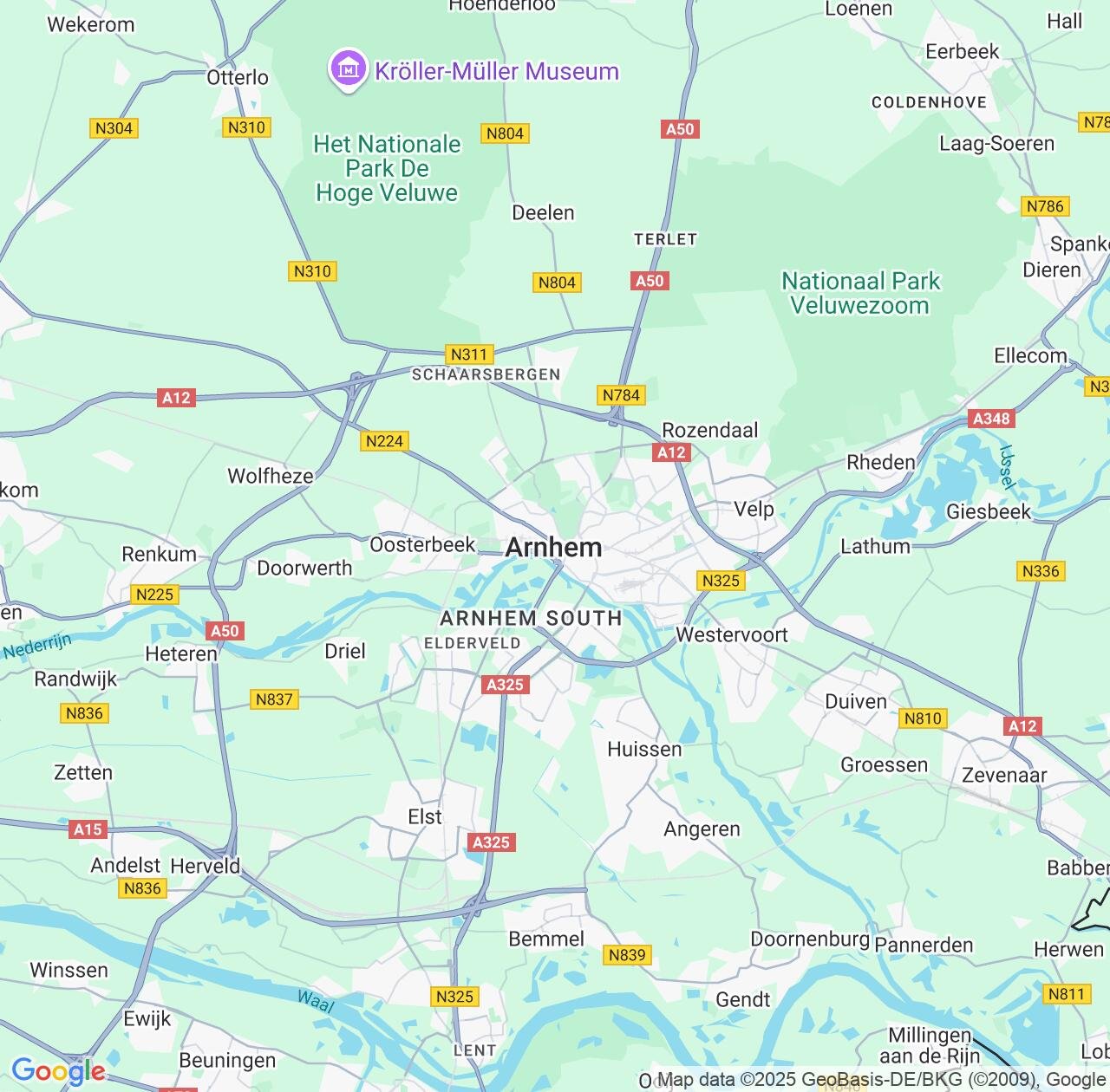 Map image for Intellectual Property Lawyers in Arnhem and Gelderland IP firms at coordinates  ; .