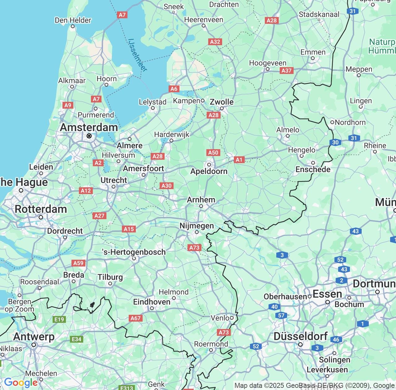 Map image for Intellectual Property Lawyers in Gelderland and Netherlands IP firms at coordinates  ; .