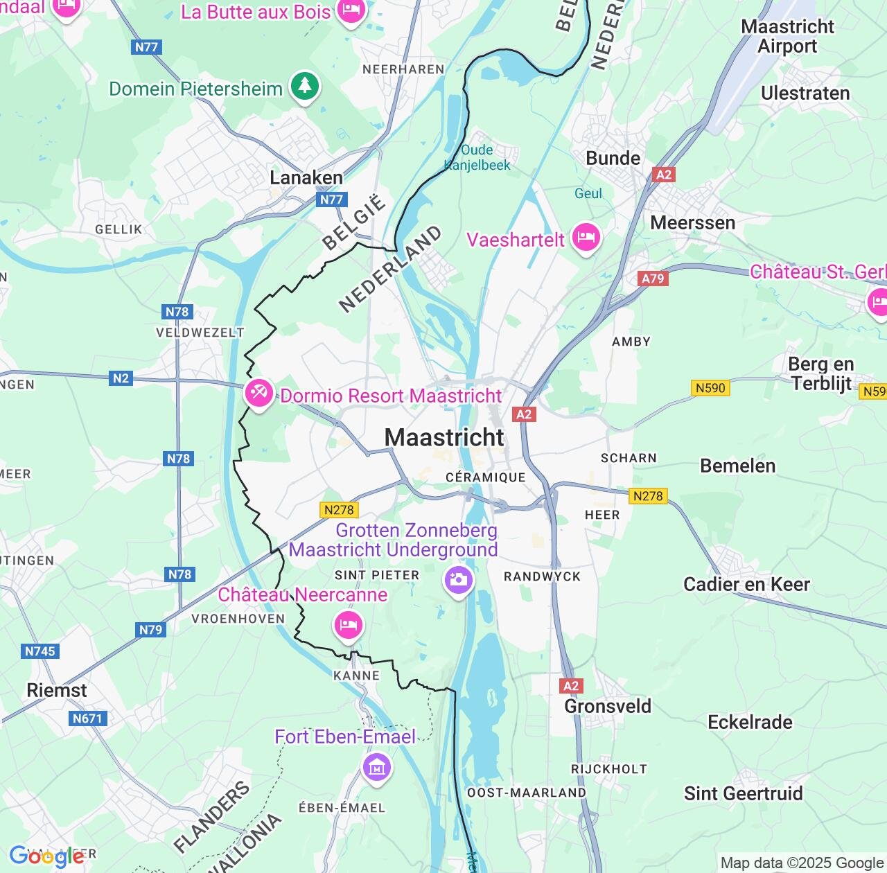 Map image for Intellectual Property Lawyers in Maastricht and Limburg IP firms at coordinates  ; .