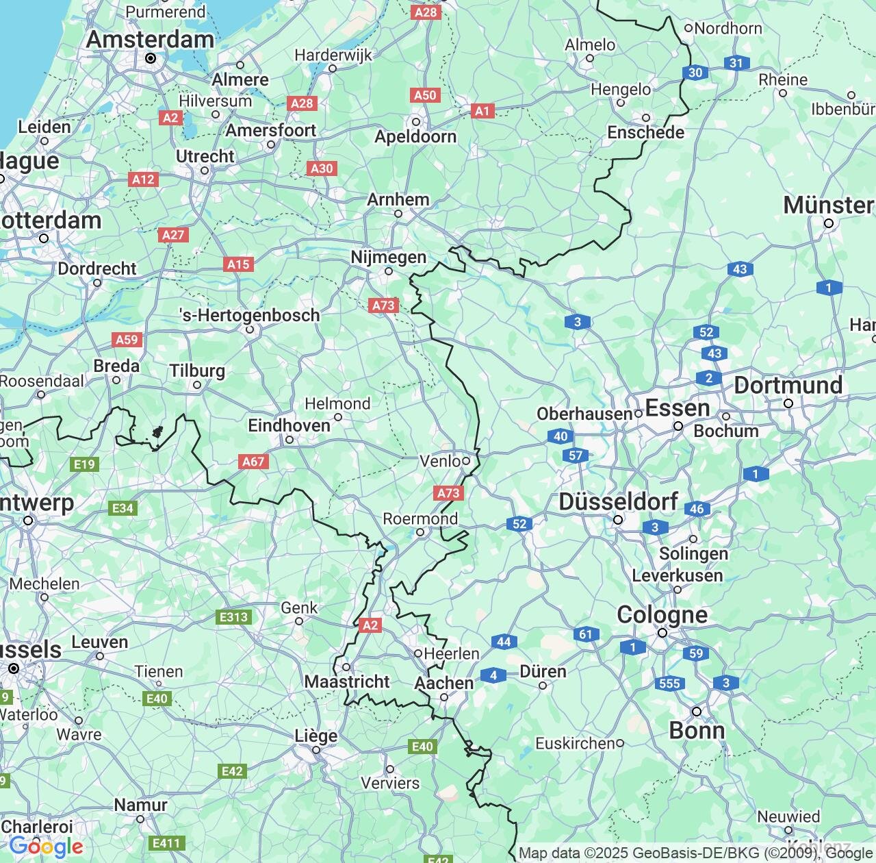 Map image for Intellectual Property Lawyers in Limburg and Netherlands IP firms at coordinates  ; .