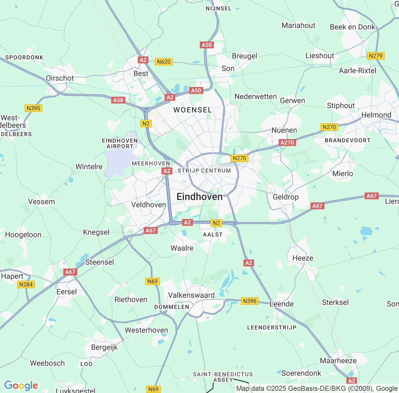 Map image for Intellectual Property Lawyers in Eindhoven and North Brabant IP firms at coordinates  ; .