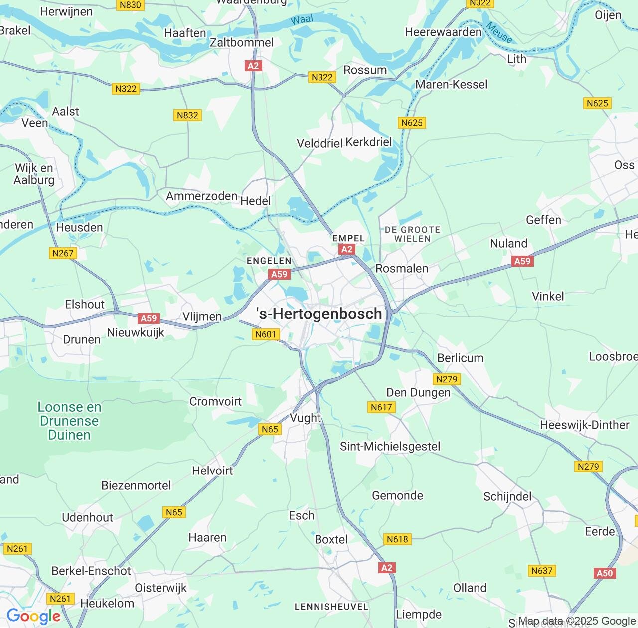 Map image for Intellectual Property Lawyers in s-Hertogenbosch and North Brabant IP firms at coordinates  ; .