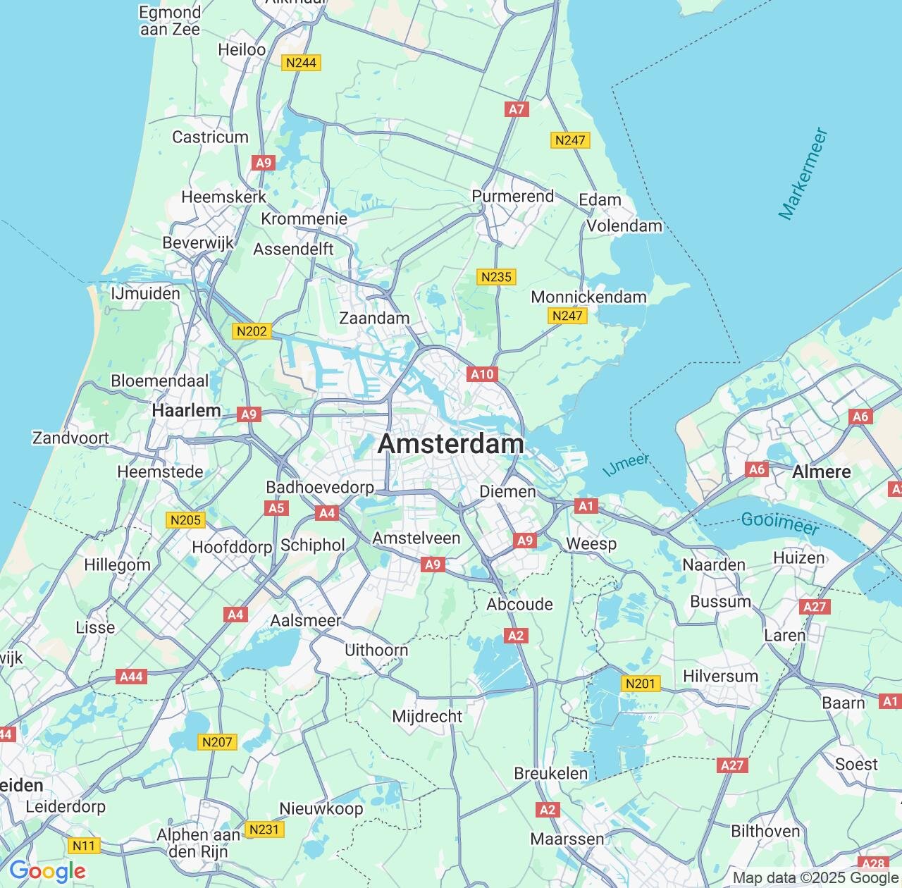Map image for Intellectual Property Lawyers in Amsterdam and North Holland IP firms at coordinates  ; .