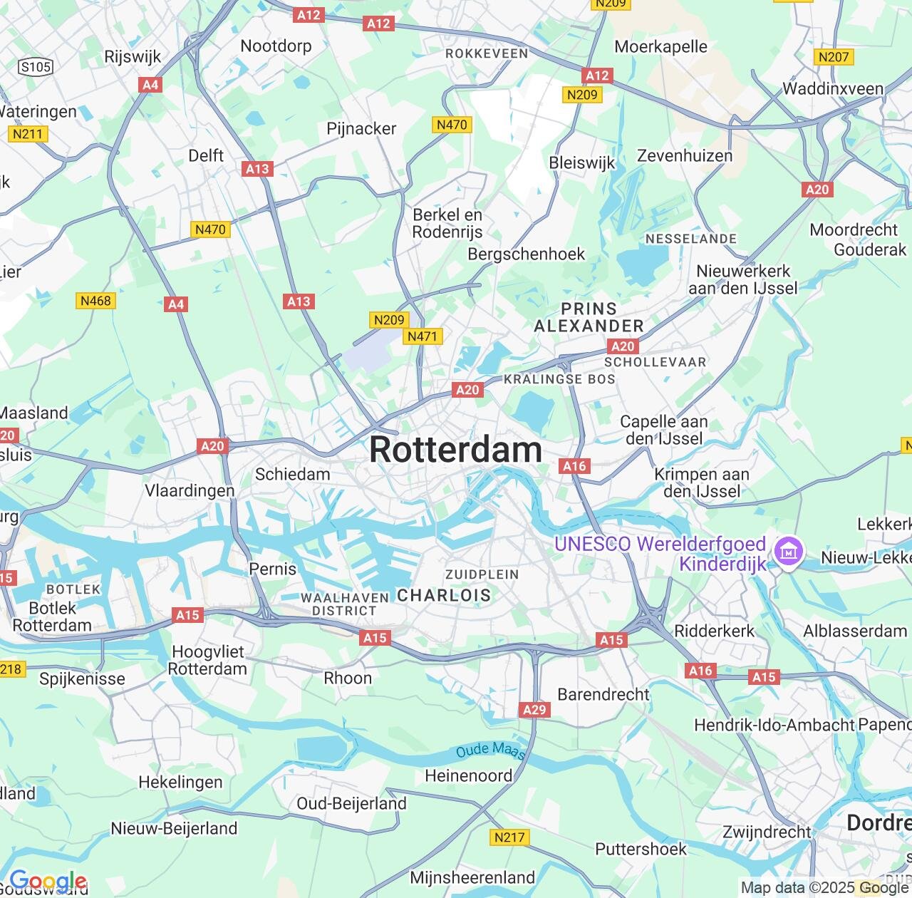 Map image for Intellectual Property Lawyers in Rotterdam and South Holland IP firms at coordinates  ; .