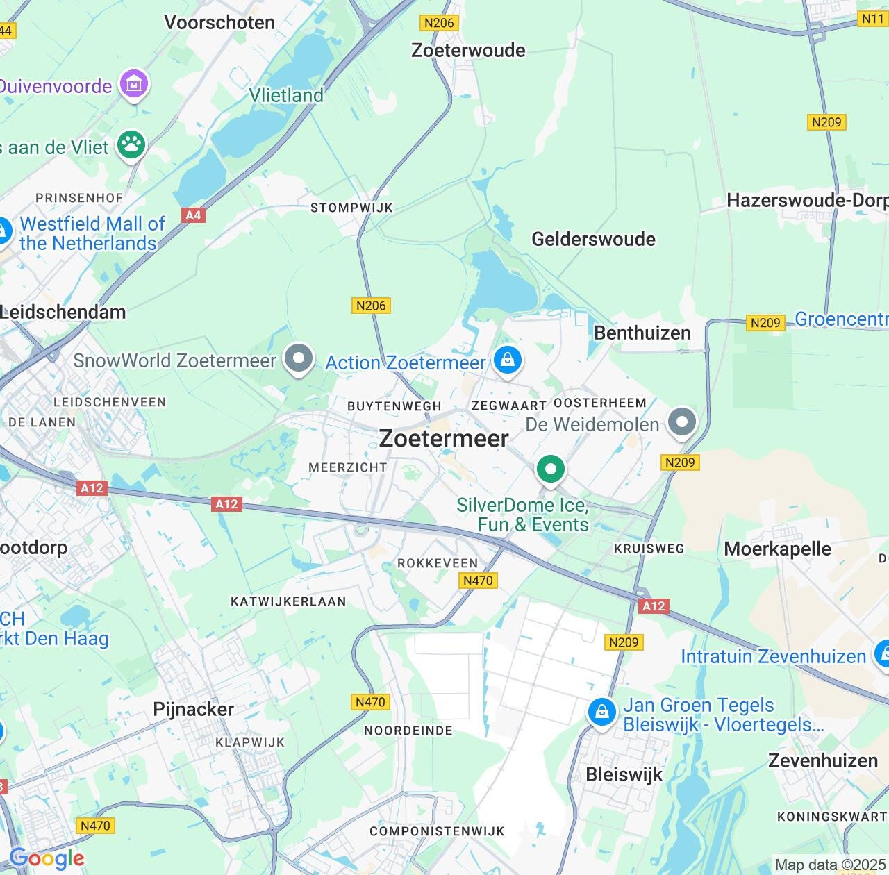 Map image for Intellectual Property Lawyers in Zoetermeer and South Holland IP firms at coordinates  ; .