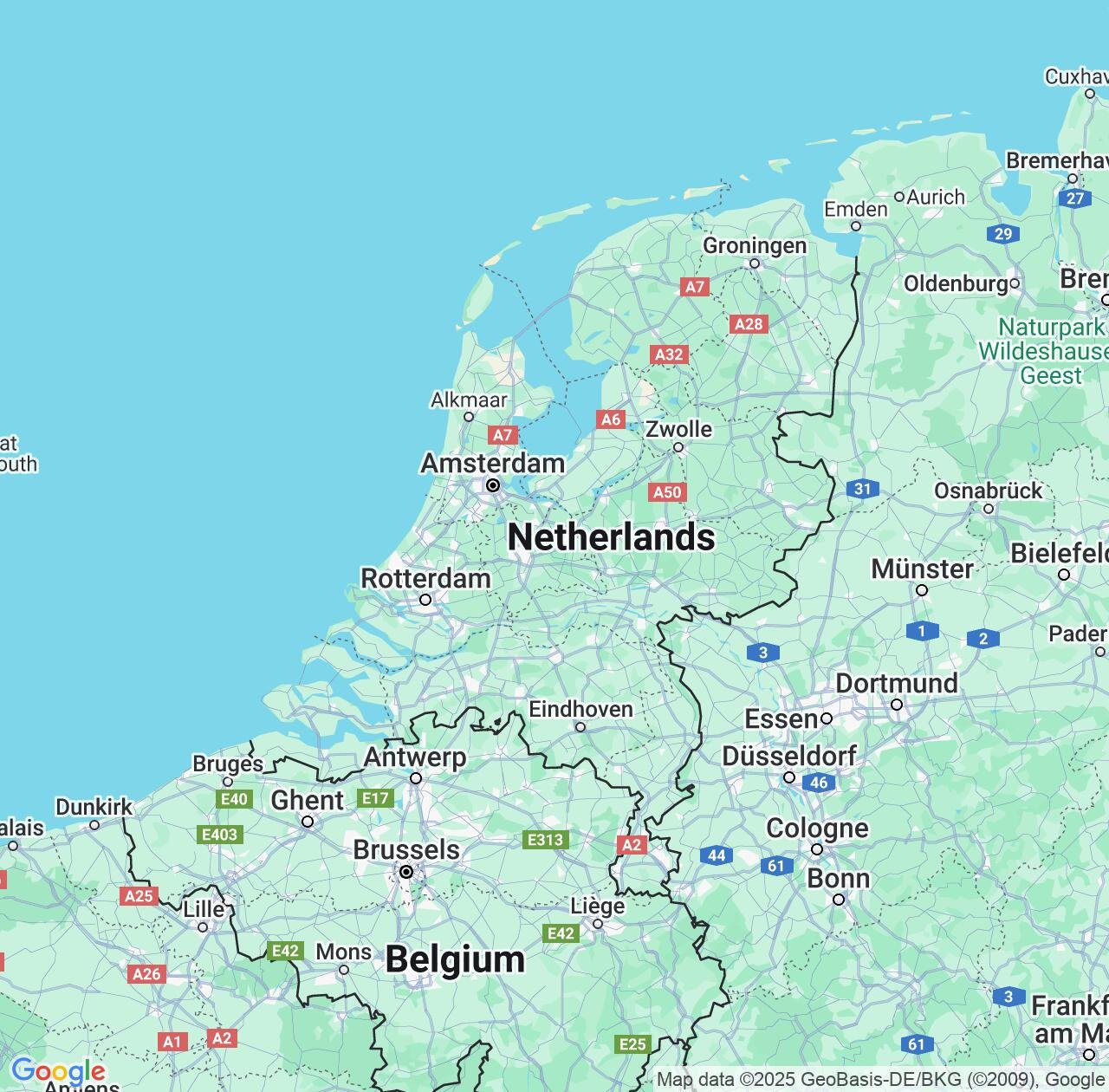 Map image for Intellectual Property Lawyers in Netherlands and Europe IP firms at coordinates  ; .