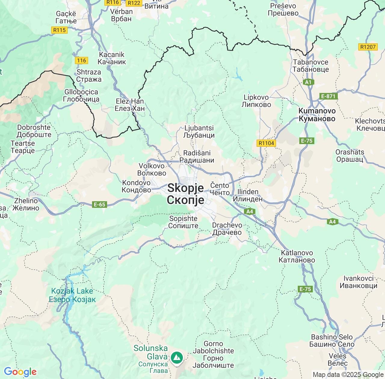 Map image for Intellectual Property Lawyers in Grad Skopje and North Macedonia IP firms at coordinates  ; .