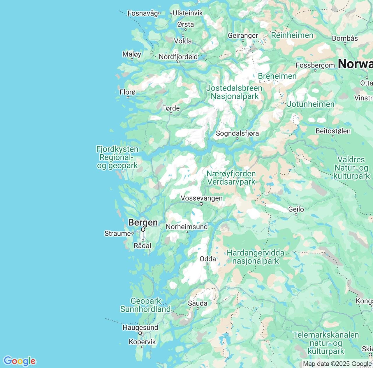 Map image for Intellectual Property Lawyers in Vestland and Norway IP firms at coordinates  ; .