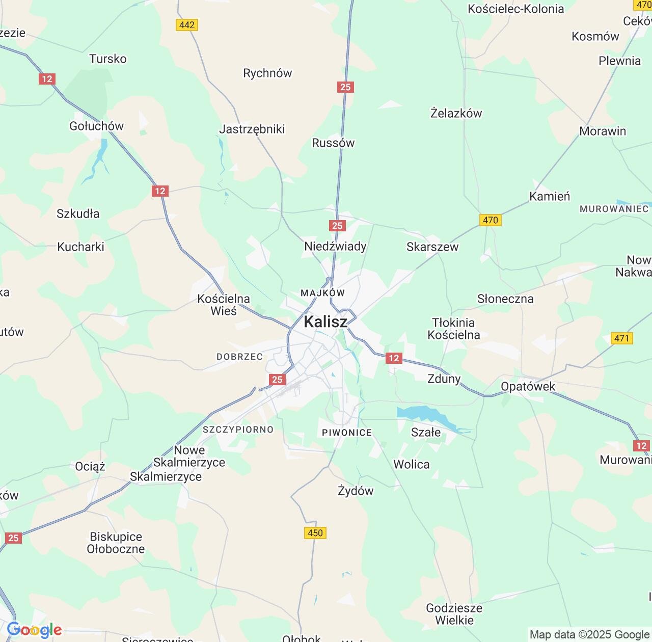 Map image for Intellectual Property Lawyers in Kalisz and Greater Poland IP firms at coordinates  ; .