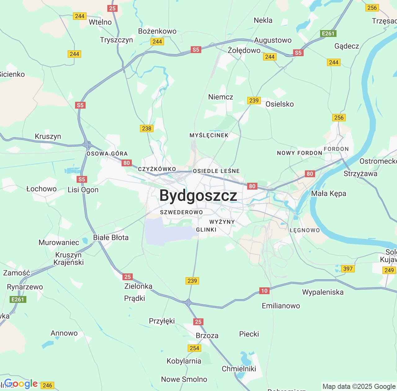 Map image for Intellectual Property Lawyers in Bydgoszcz and Kujawsko-Pomorskie IP firms at coordinates  ; .