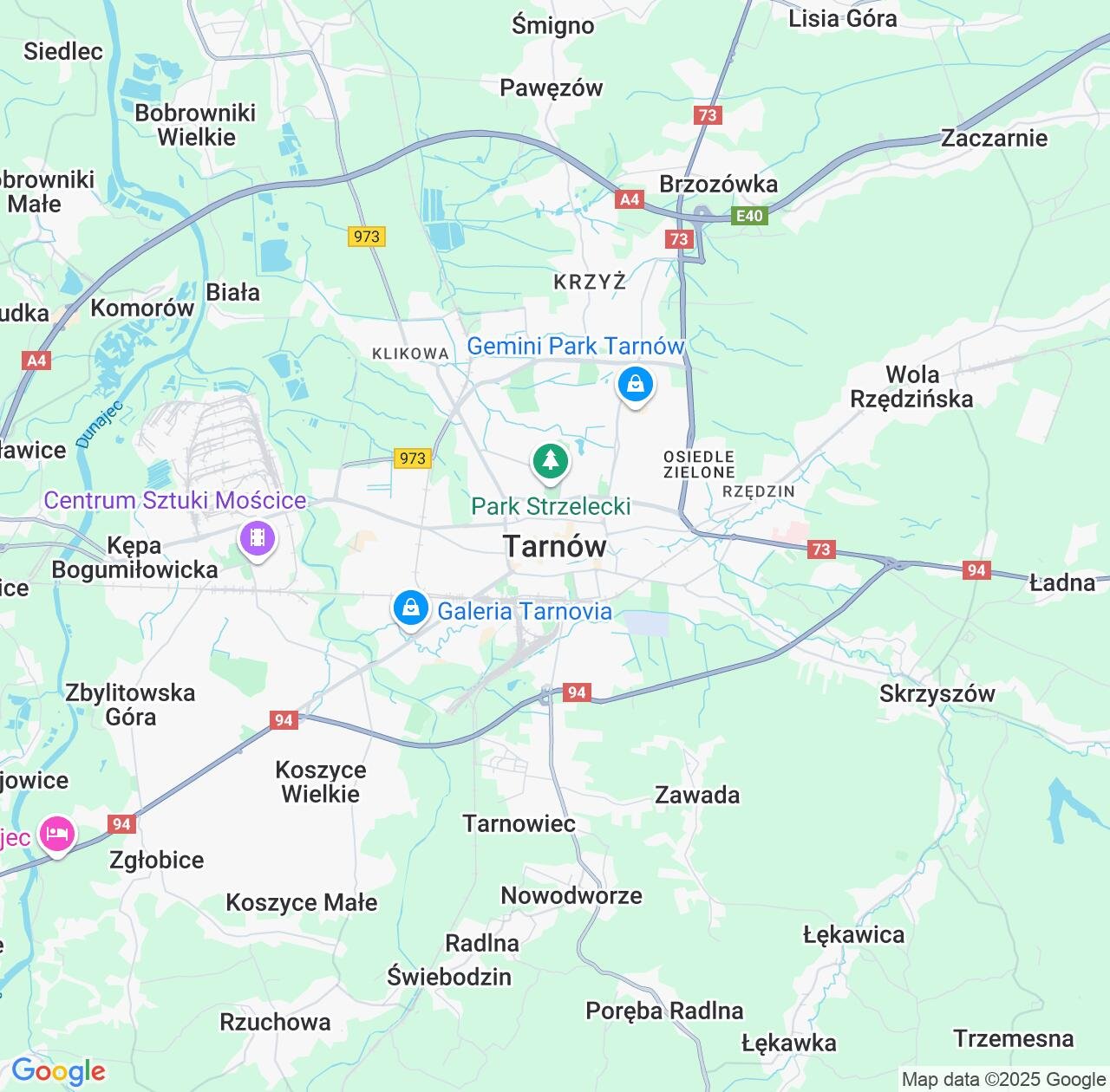 Map image for Intellectual Property Lawyers in Tarnow and Lesser Poland IP firms at coordinates  ; .