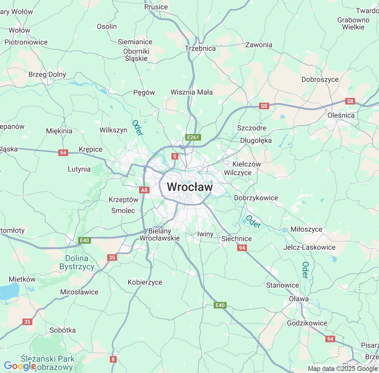 Map image for Intellectual Property Lawyers in Wroclaw and Lower Silesia IP firms at coordinates  ; .