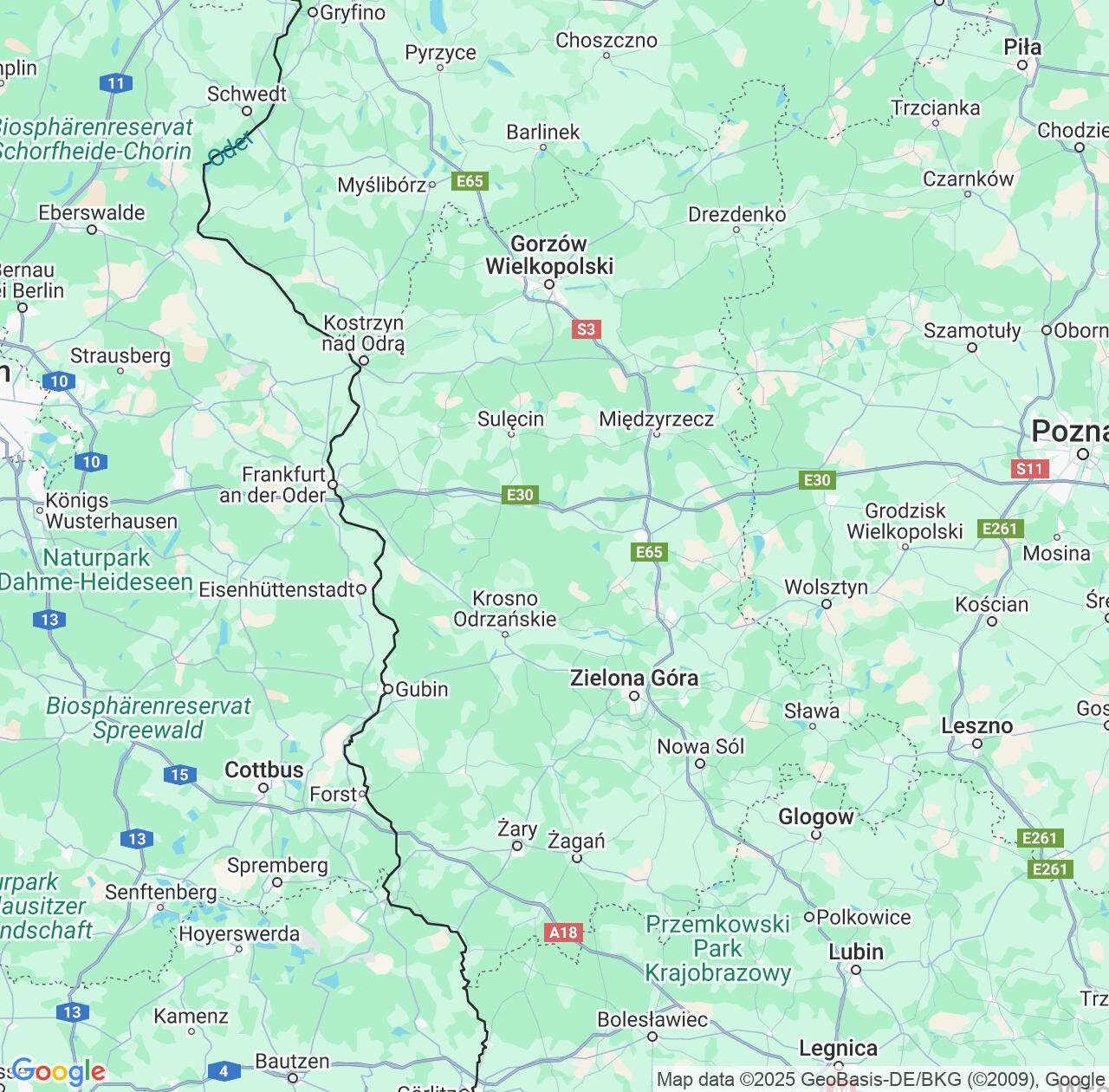Map image for Intellectual Property Lawyers in Lubusz and Poland IP firms at coordinates  ; .