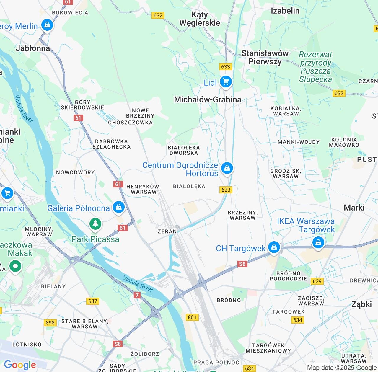 Map image for Intellectual Property Lawyers in Bialoleka and Mazovia IP firms at coordinates  ; .