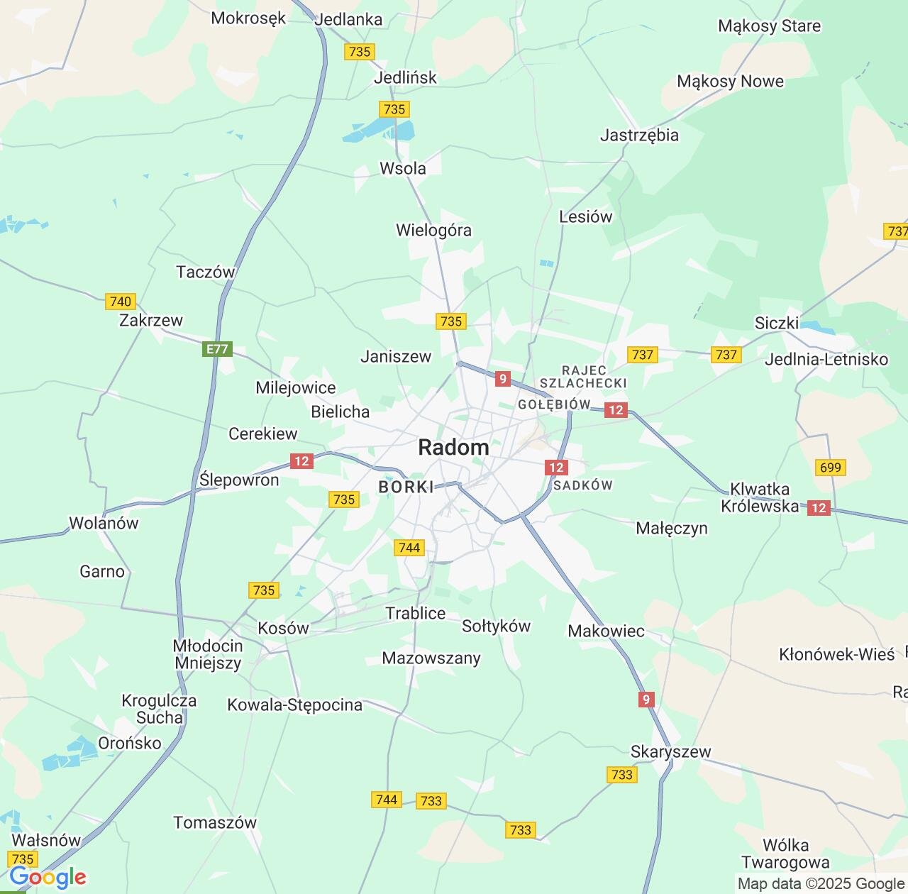 Map image for Intellectual Property Lawyers in Radom and Mazovia IP firms at coordinates  ; .