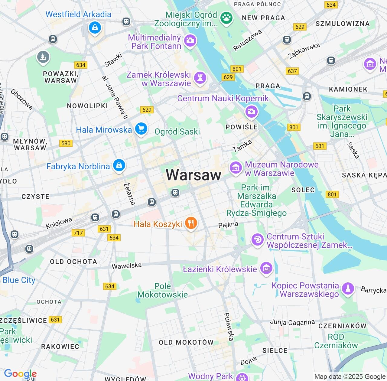 Map image for Intellectual Property Lawyers in Srodmiescie and Mazovia IP firms at coordinates  ; .