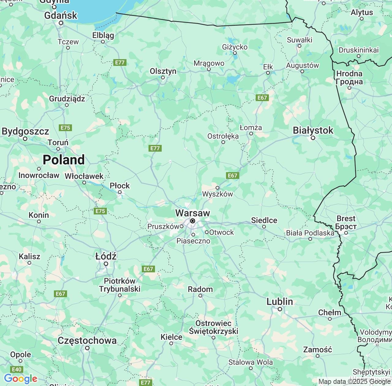 Map image for Intellectual Property Lawyers in Mazovia and Poland IP firms at coordinates  ; .