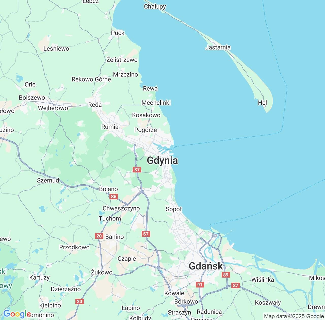 Map image for Intellectual Property Lawyers in Gdynia and Pomerania IP firms at coordinates  ; .