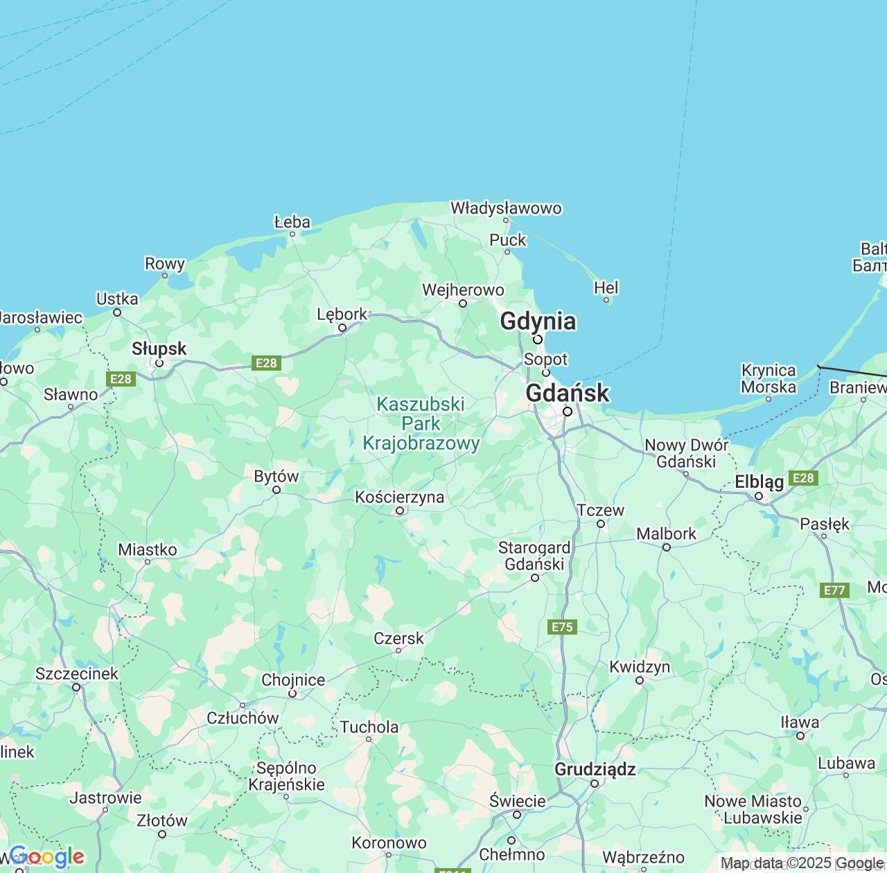Map image for Intellectual Property Lawyers in Pomerania and Poland IP firms at coordinates  ; .