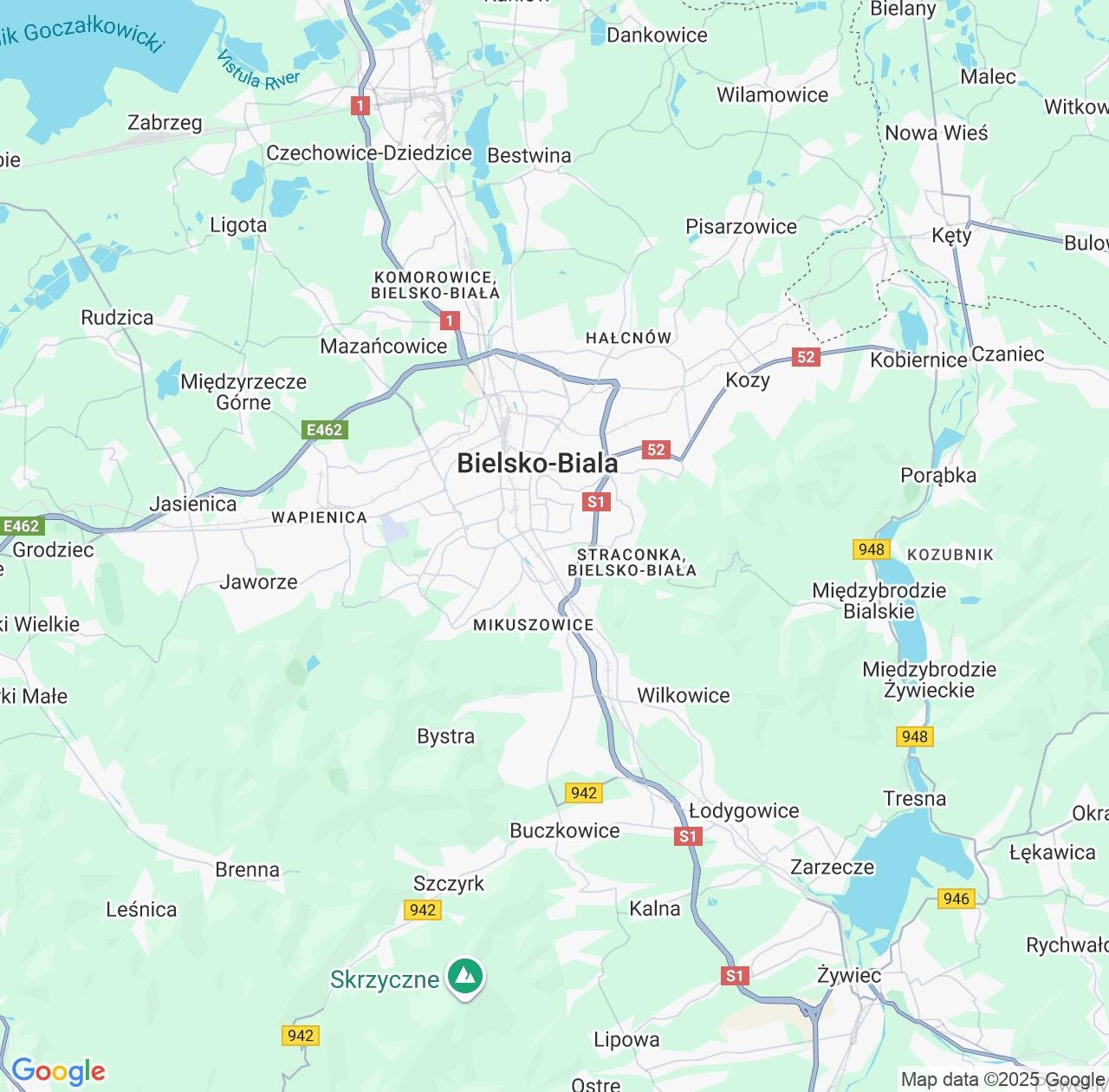 Map image for Intellectual Property Lawyers in Bielsko-Biala and Silesia IP firms at coordinates  ; .