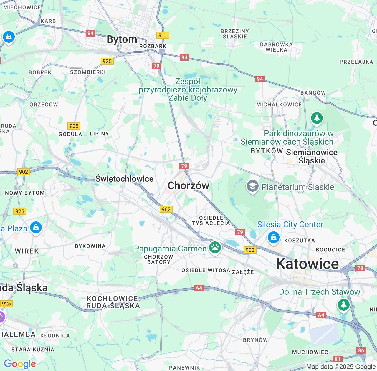 Map image for Intellectual Property Lawyers in Chorzow and Silesia IP firms at coordinates  ; .