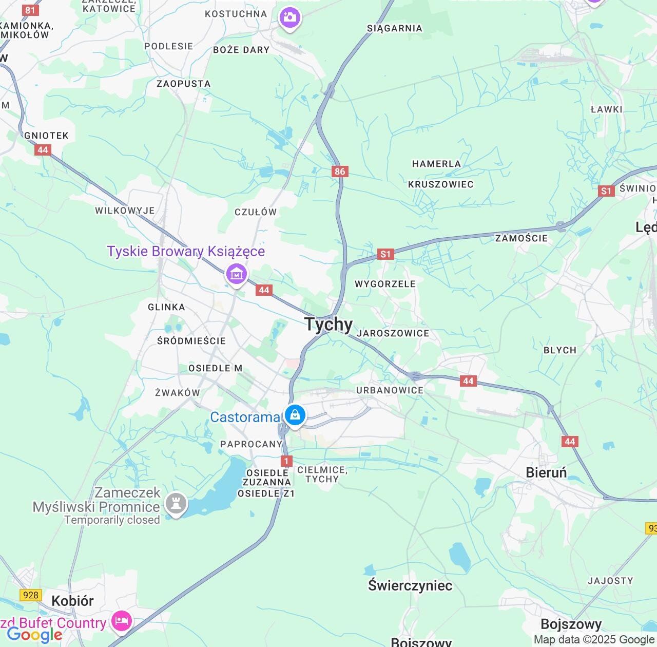 Map image for Intellectual Property Lawyers in Tychy and Silesia IP firms at coordinates  ; .
