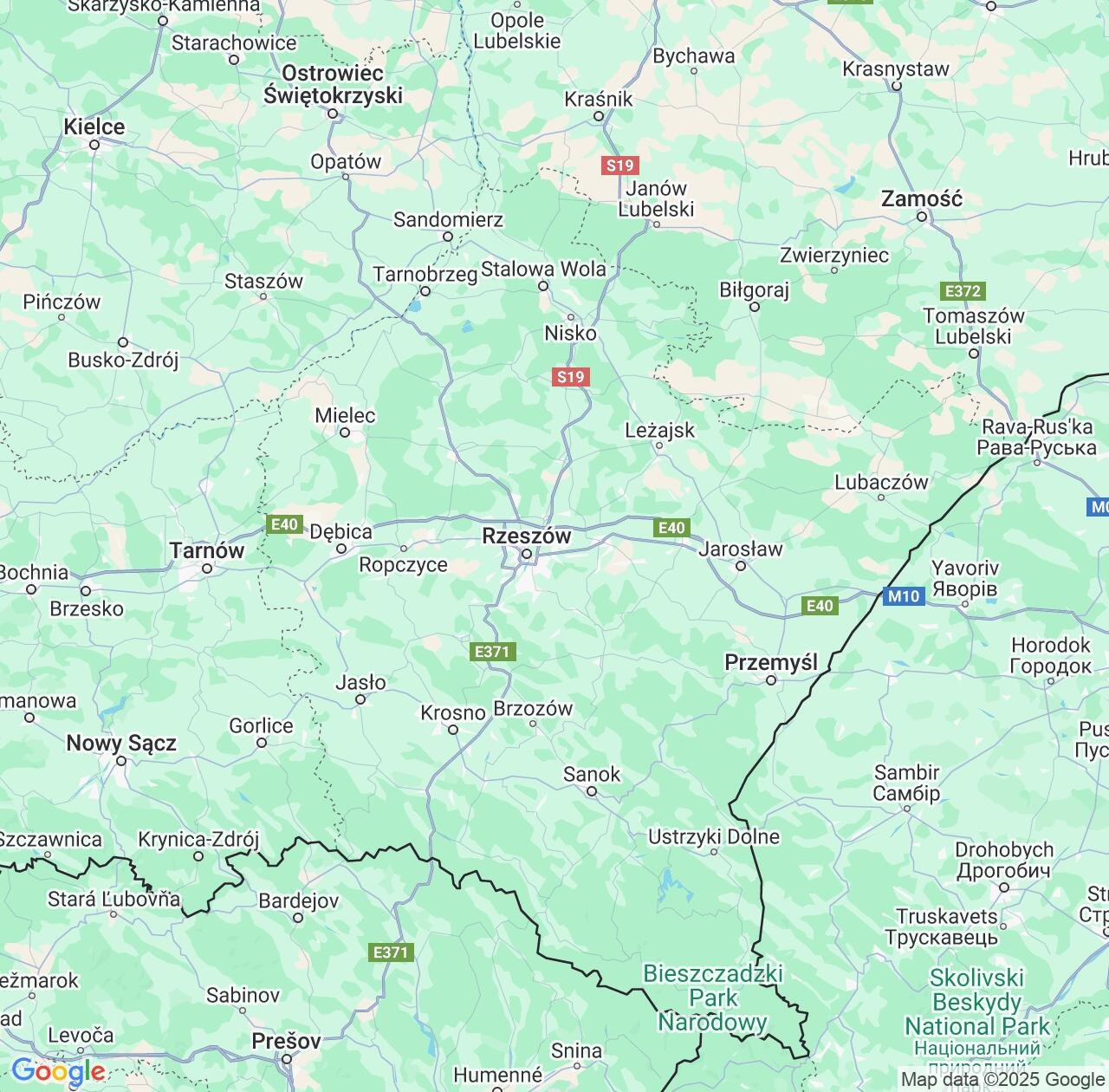 Map image for Intellectual Property Lawyers in Subcarpathia and Poland IP firms at coordinates  ; .